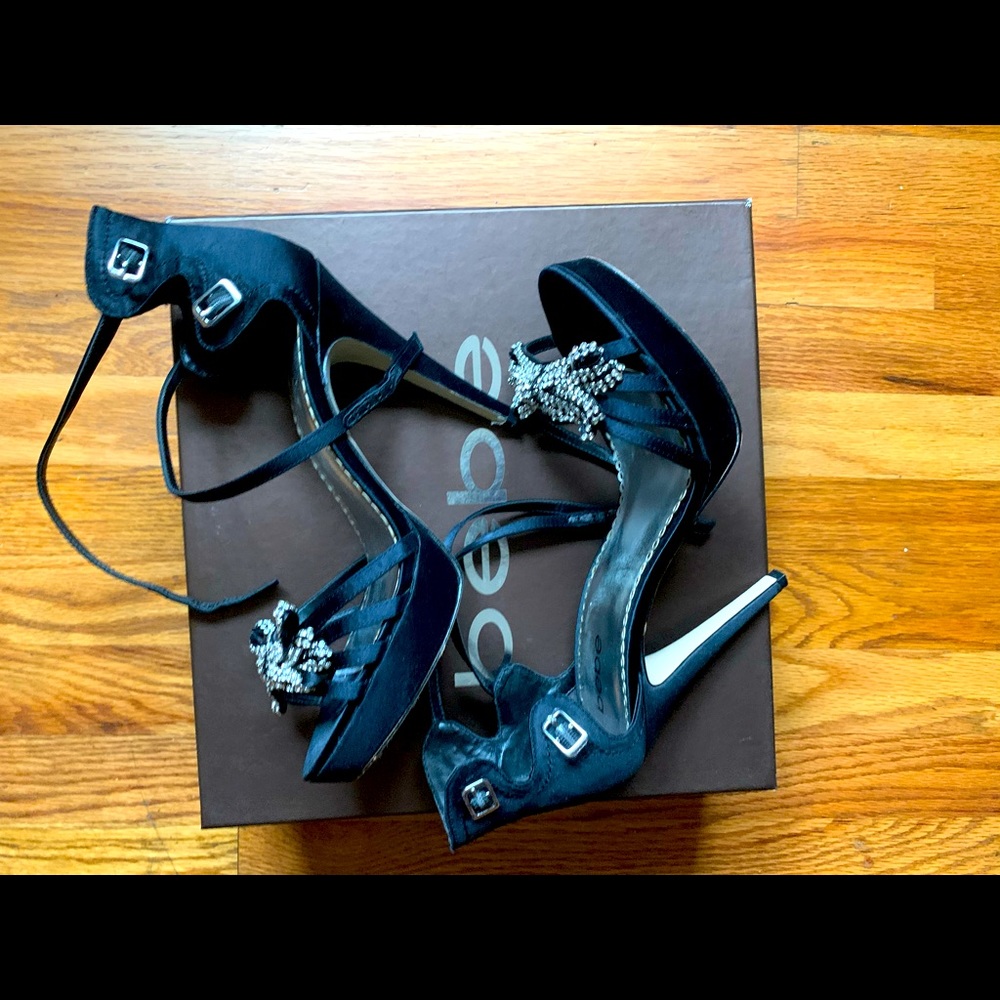 Size 9 BEBE women’s high heels worn 2x 100$
